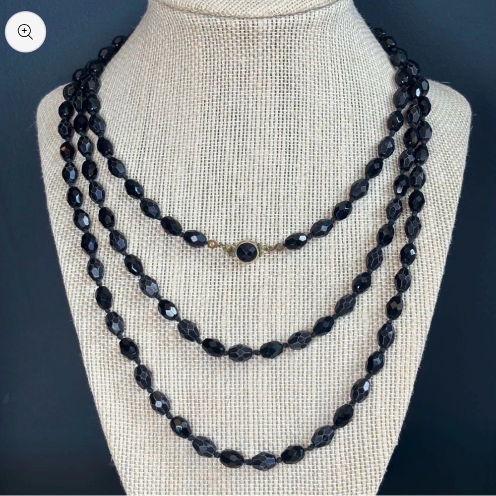 Vintage Austrian Crystal Beaded Necklace